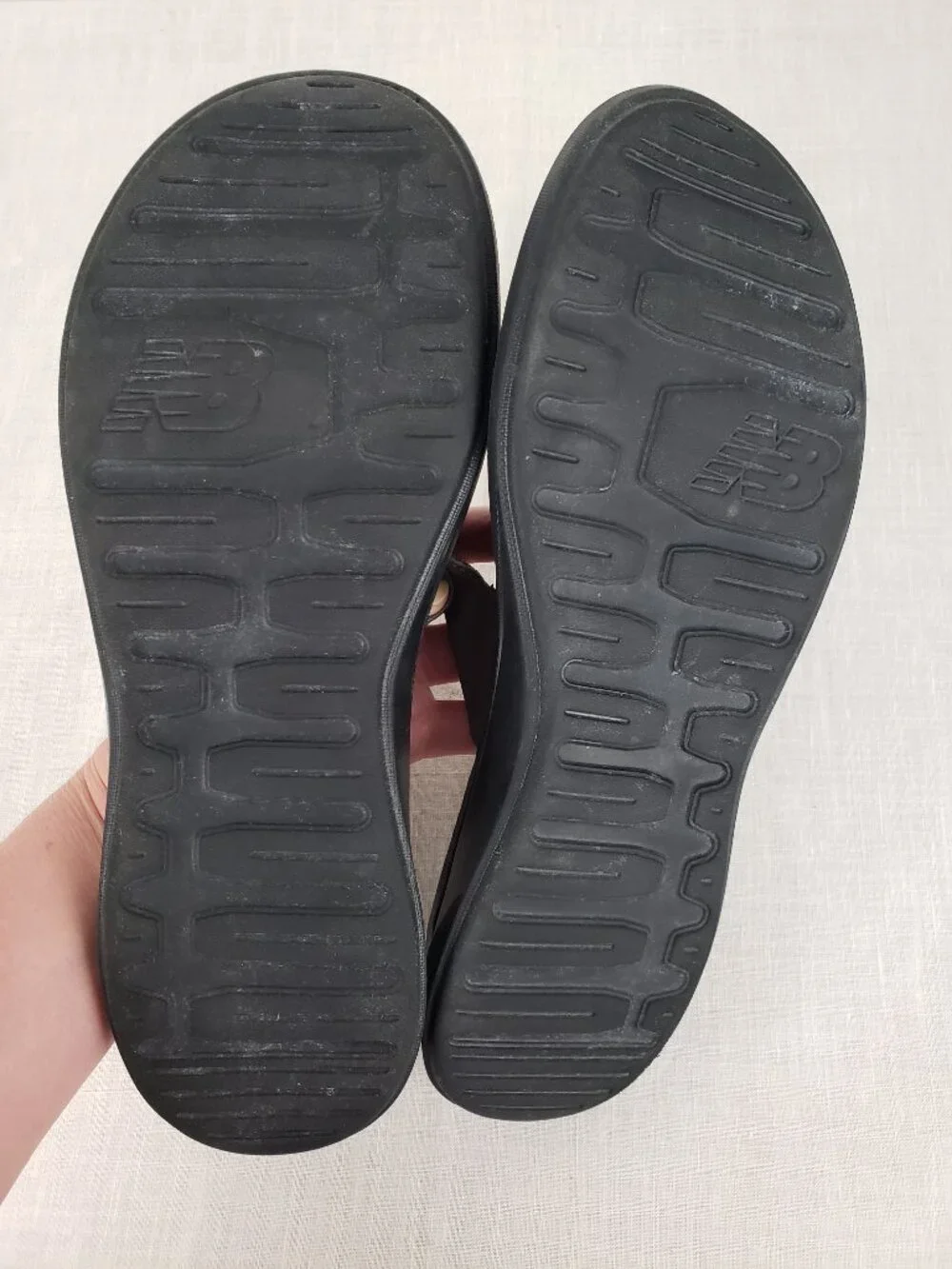 New Balance 340 Flip Flop Sandals Brown Post Toe Thong Comfort Mens 12